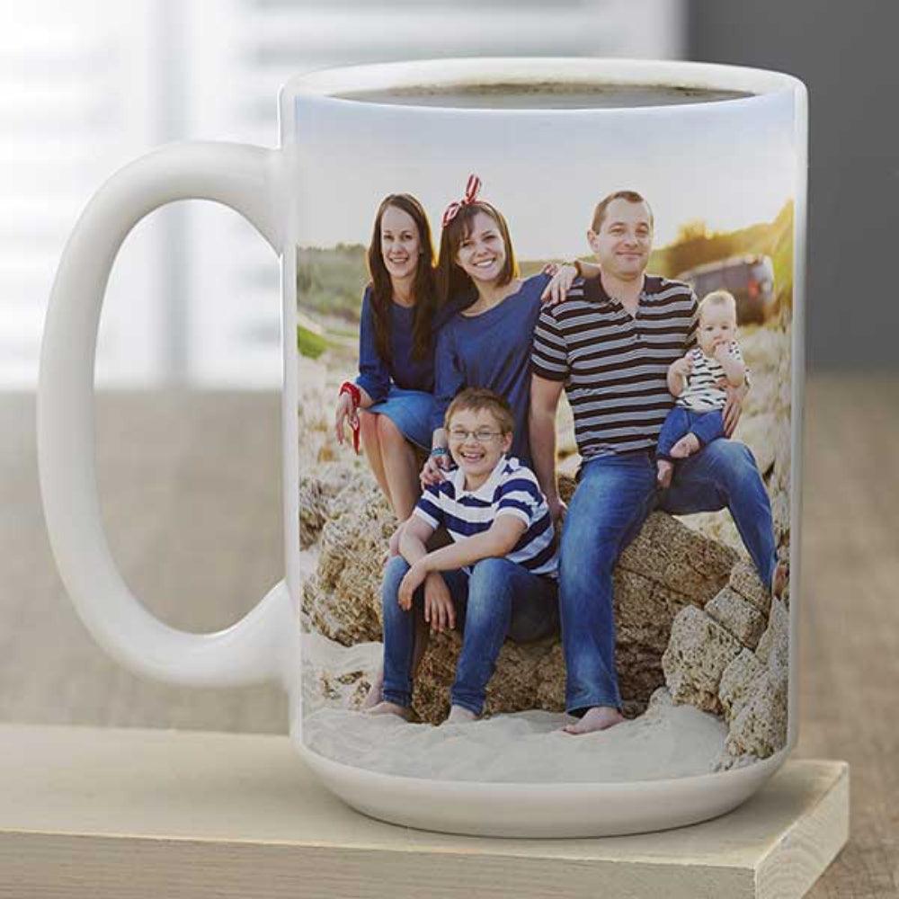 Family Photo Personalized Coffee Mug - Mineral Mug