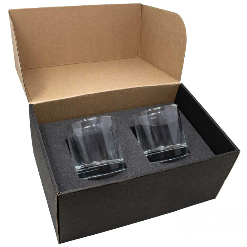 Pack Of Two Bulletproof Design Glass Set - Mineral Mug