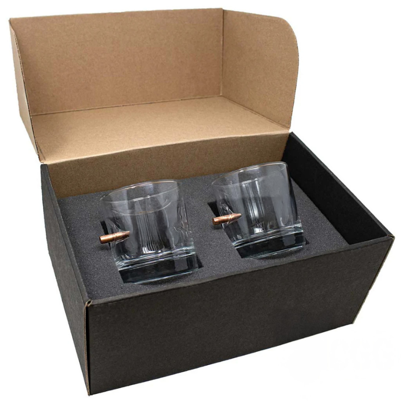 Pack Of Two Bulletproof Design Glass Set - Mineral Mug