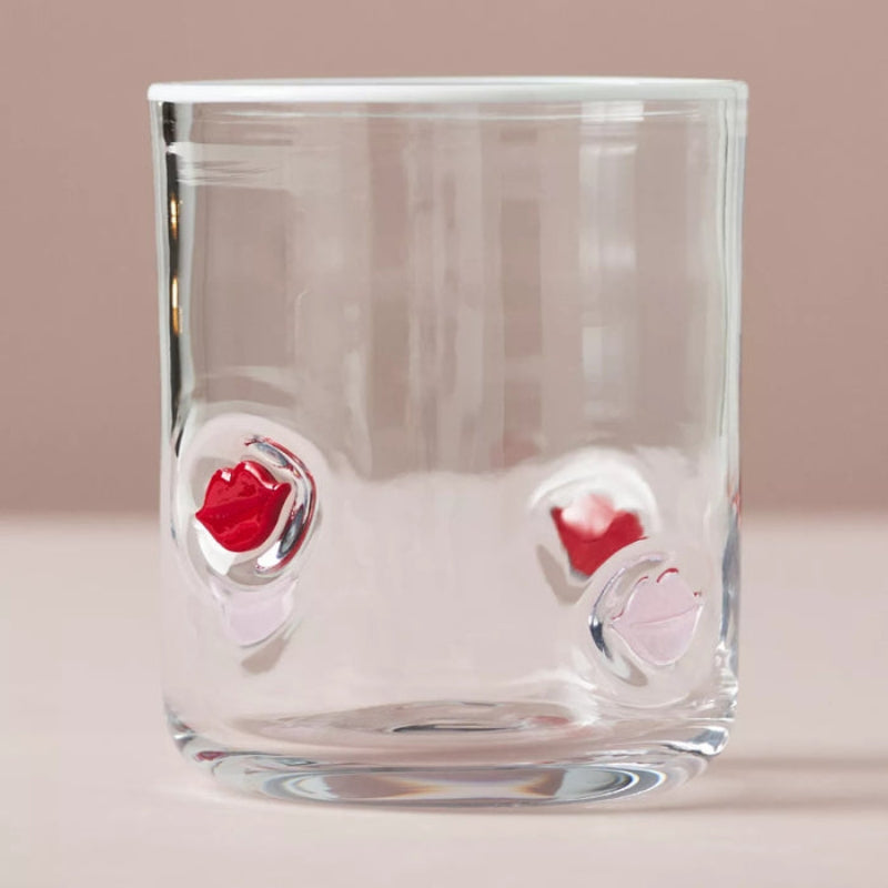Clear Tumblers With Detailed Design - Mineral Mug