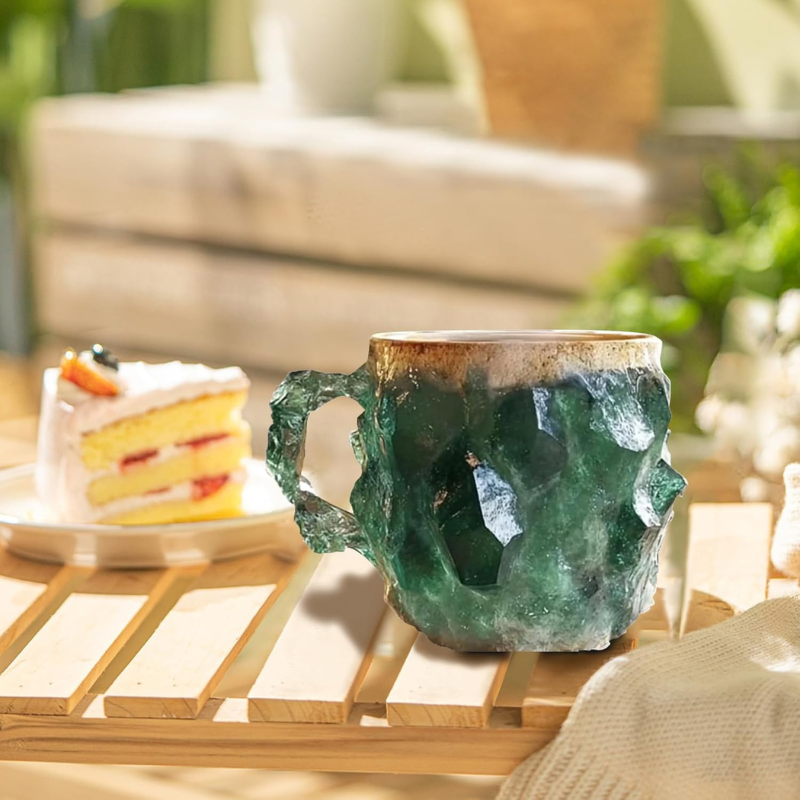 Purple Stone Effect Coffee Mug - Mineral Mug
