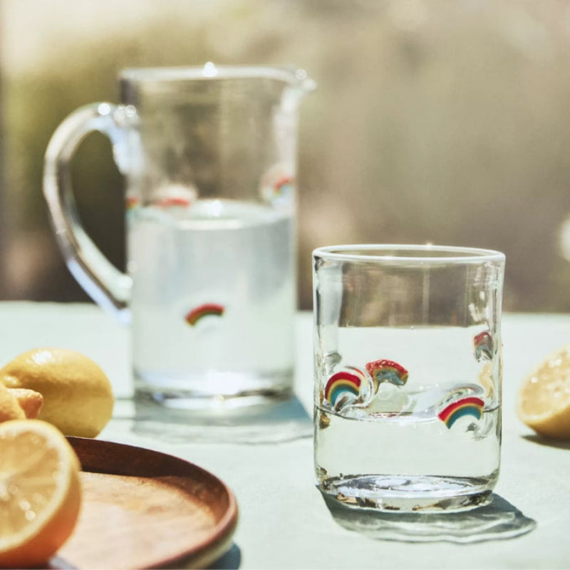 Clear Tumblers With Detailed Design - Mineral Mug