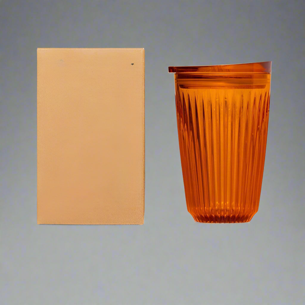 Recycled Plastic Cup With Lid - Mineral Mug