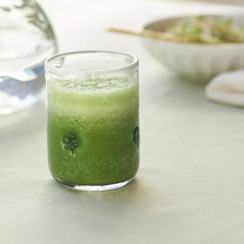 Clear Tumblers With Detailed Design - Mineral Mug
