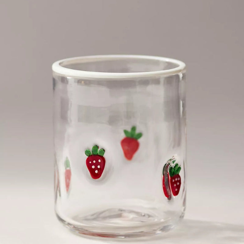 Clear Tumblers With Detailed Design - Mineral Mug