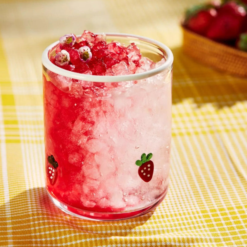 Clear Tumblers With Detailed Design - Mineral Mug