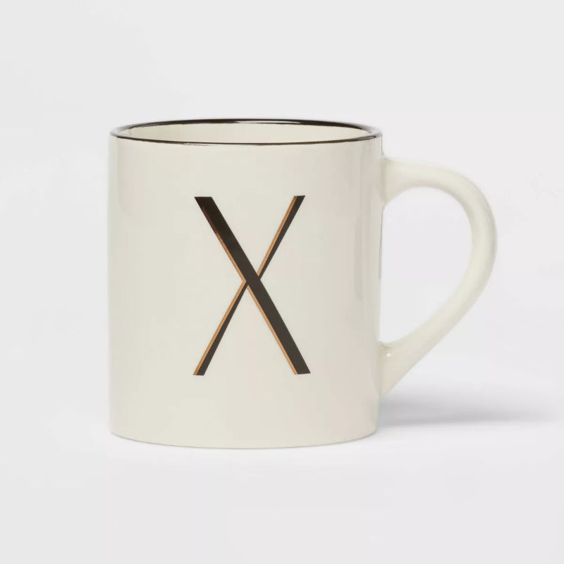 Personalized 16oz Stoneware Monogram Mug – Elegant Drinkware for Coffee & Tea - Mineral Mug