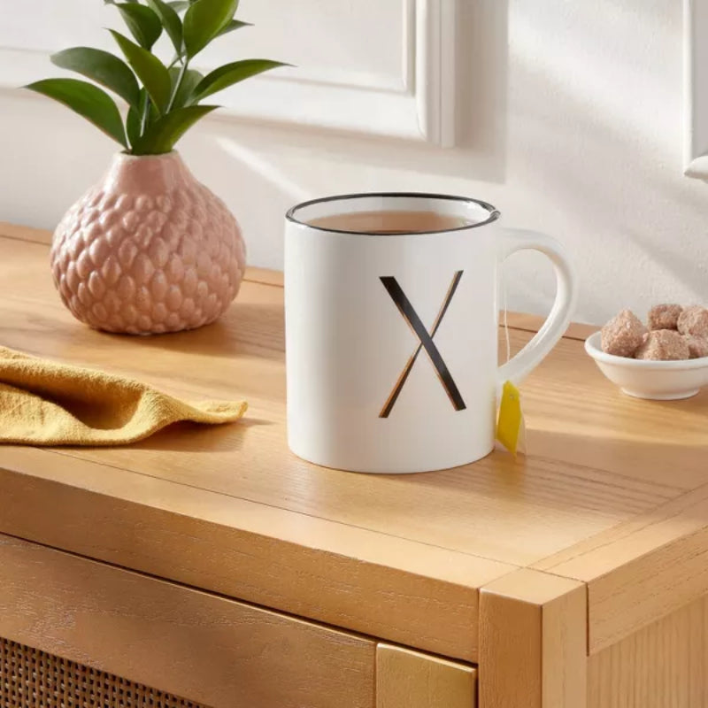Personalized 16oz Stoneware Monogram Mug – Elegant Drinkware for Coffee & Tea - Mineral Mug