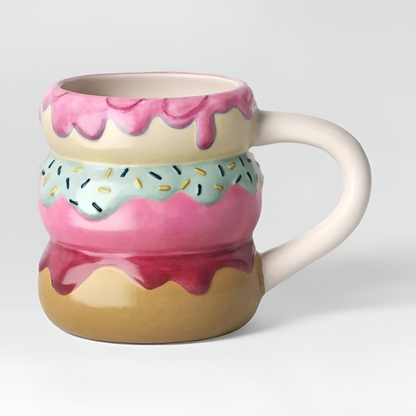 16oz Stoneware Donut Shaped Mug