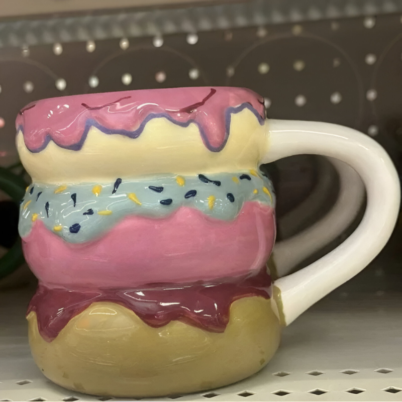 16oz Stoneware Donut Shaped Mug