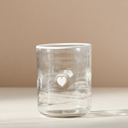 Embossed Glass Tumbler