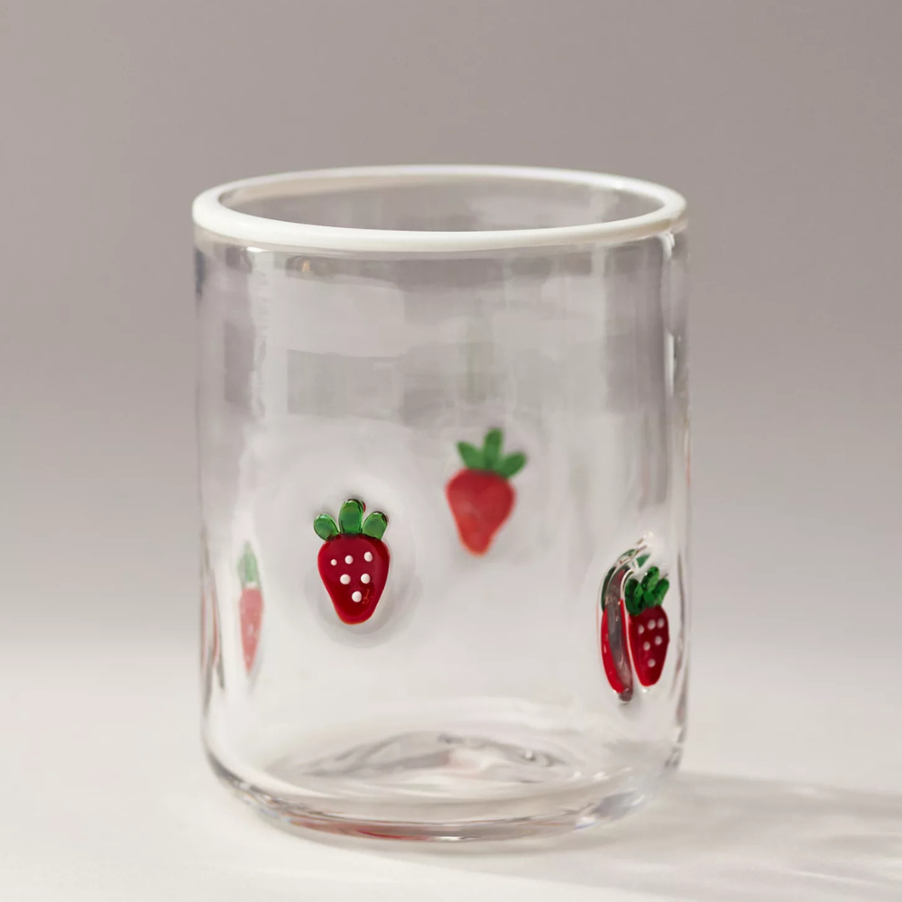 Embossed Glass Tumbler