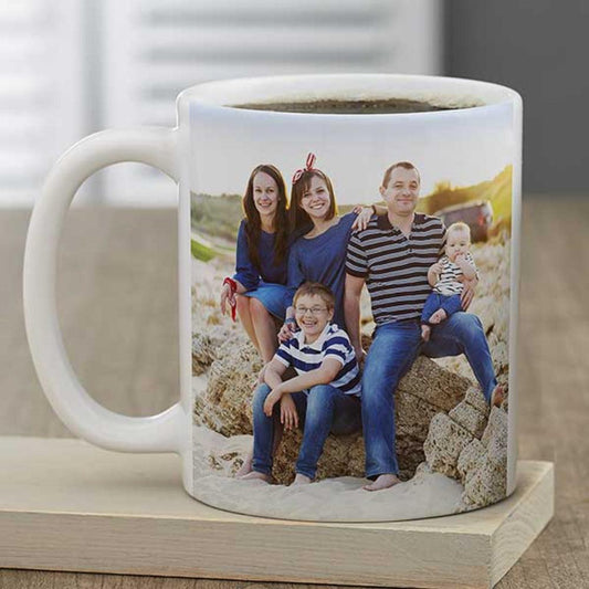 Family Photo Personalized Coffee Mug - Mineral Mug