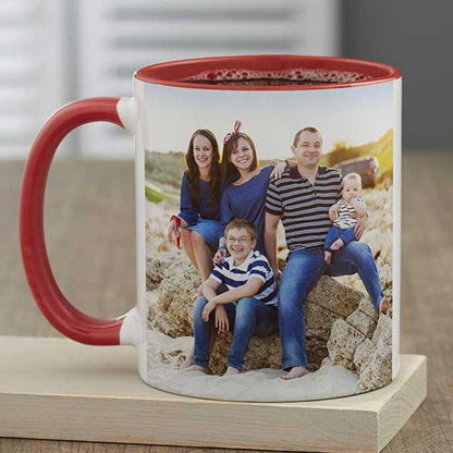 Family Photo Personalized Coffee Mug - Mineral Mug