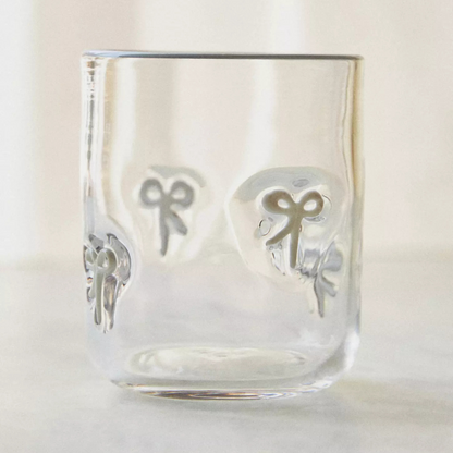 Embossed Glass Tumbler