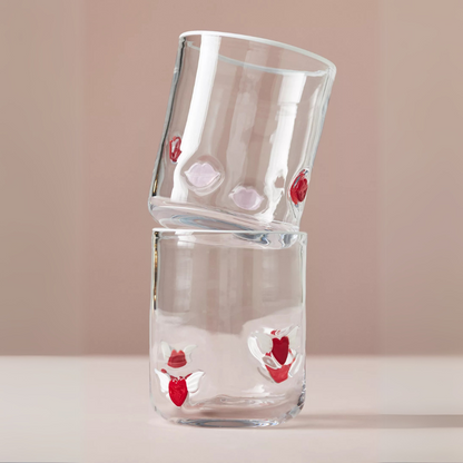 Embossed Glass Tumbler