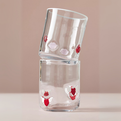 Embossed Glass Tumbler