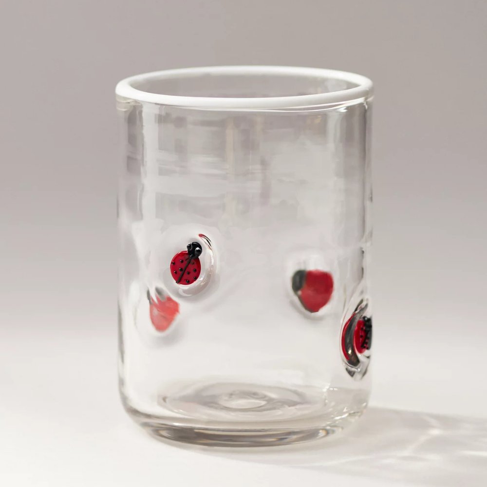 Embossed Glass Tumbler