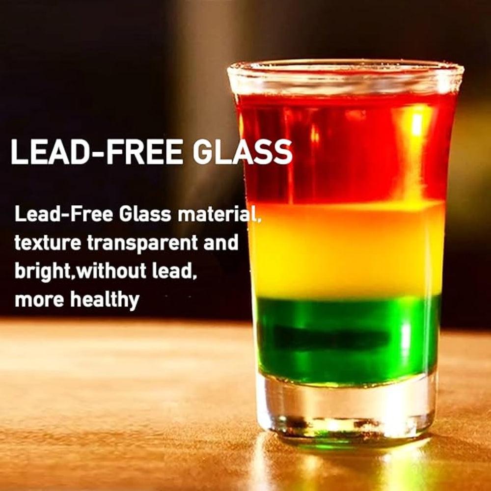1.5 Oz Clear Round Shot Glasses - Mineral Mug