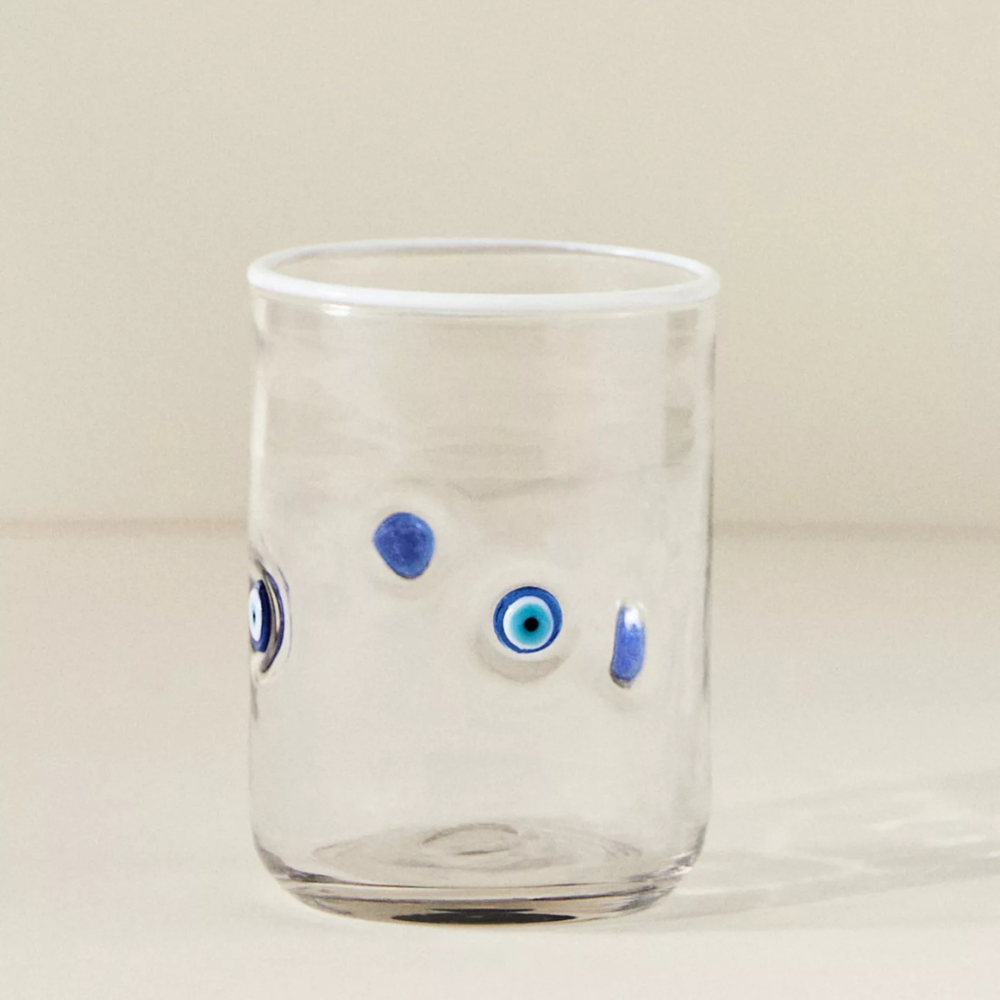 Embossed Glass Tumbler