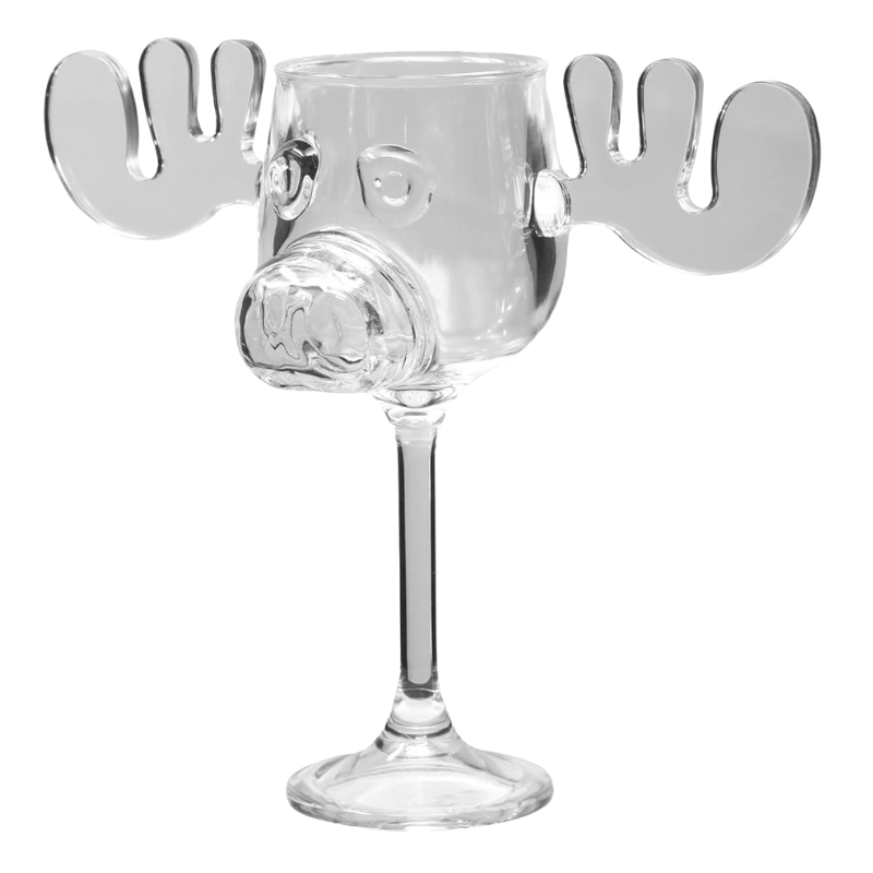 Novelty Moose Glass For Seasonal Gatherings - Mineral Mug