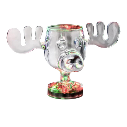 Novelty Moose Glass For Seasonal Gatherings - Mineral Mug