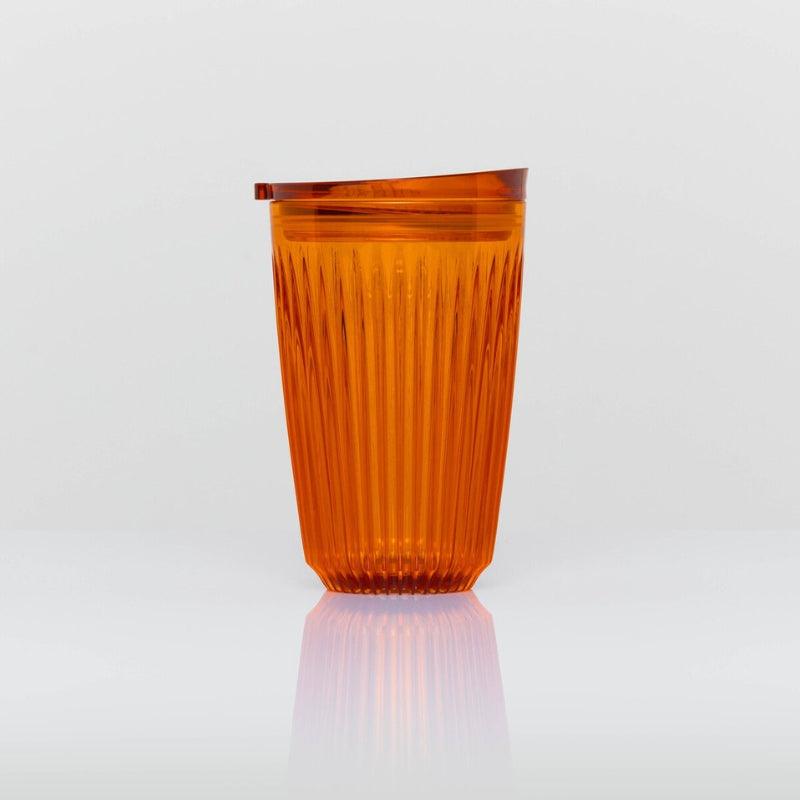 Recycled Plastic Cup With Lid - Mineral Mug