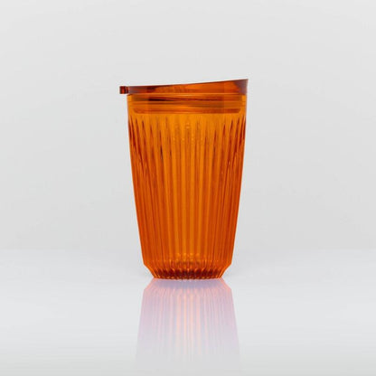 Recycled Plastic Cup With Lid - Mineral Mug