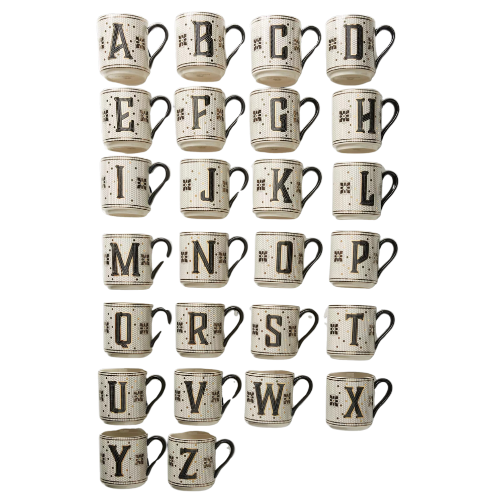 Personalized Alphabet Design Mug