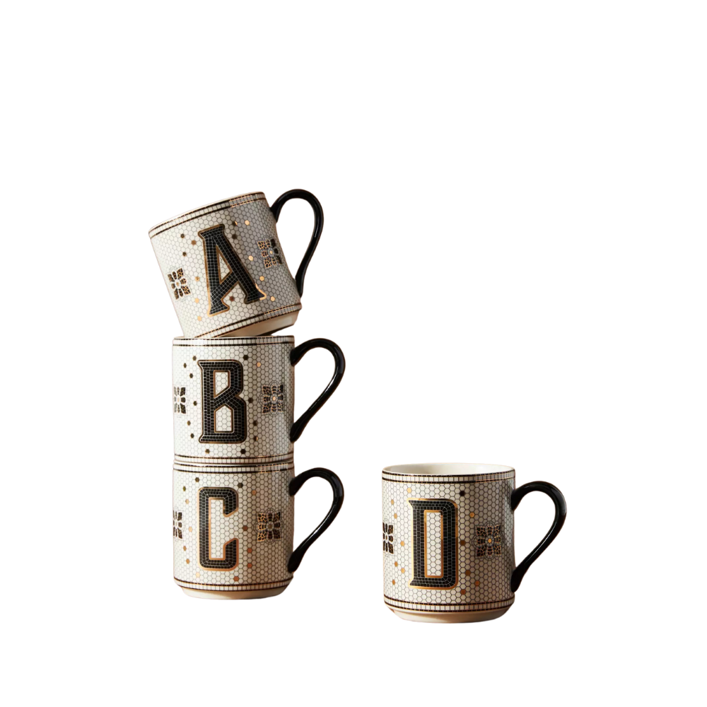 Personalized Alphabet Design Mug