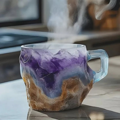 Textured Pattern Crystal Mug
