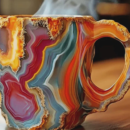 Textured Pattern Crystal Mug