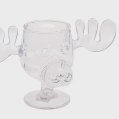 Novelty Moose Glass For Seasonal Gatherings