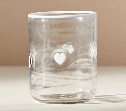 Embossed Glass Tumbler